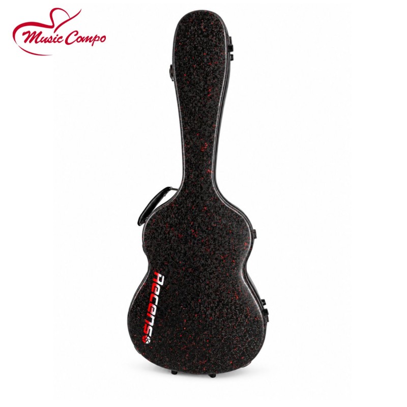 Carbon Fiber Classical Guitar Case (3K Forged Red) 